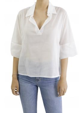 Camicia in cotone con colletto  Options 